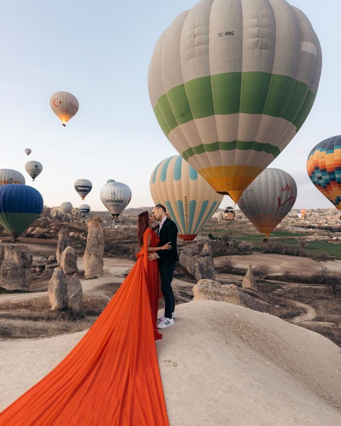 Du lịch Cappadocia Thổ Nhĩ Kỳ trải nghiệm bay khinh khí cầu