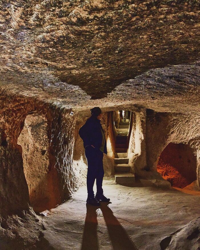 Du lịch Cappadocia Thổ Nhĩ Kỳ khám phá thành phố ngầm Kaymakli