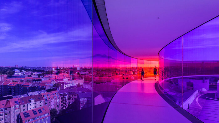 Du lịch Đan Mạch ngắm nhìn thành phố từ cầu vồng Panorama