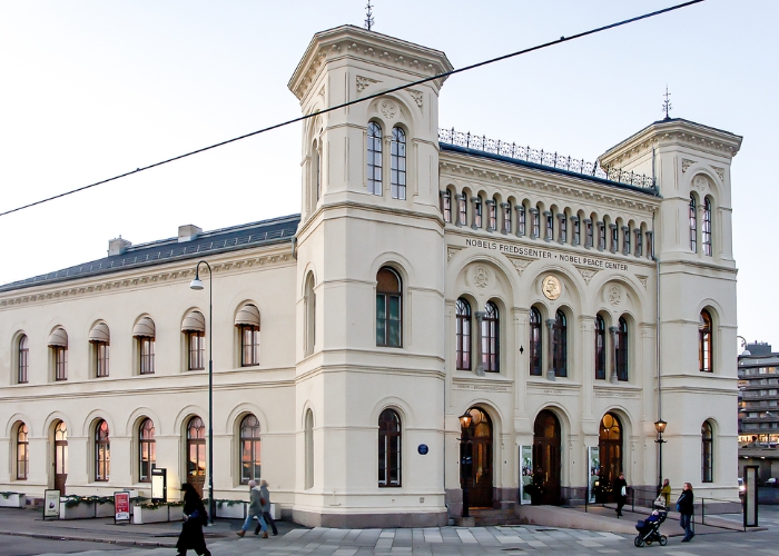 Du lịch Oslo Nauy - Trung tâm Nobel Hòa bình bảo tại lớn tại Oslo