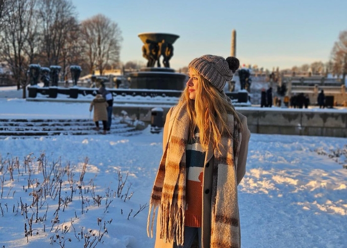 Du lịch Oslo Nauy - Khung cảnh thiên nhiên tại công viên điêu khắc Vigeland
