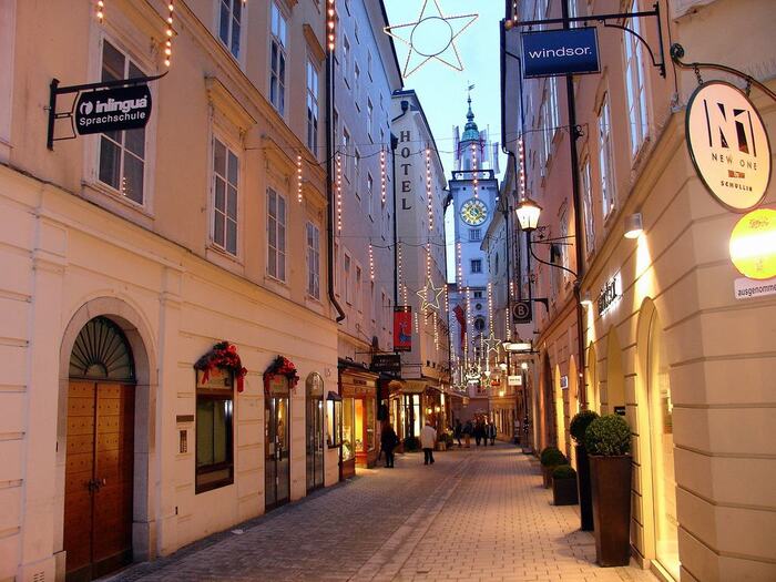  du lịch Salzburg Áo khám phá Phố cổ Salzburg