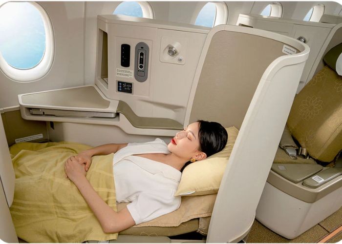 Di chuyển từ Việt Nam đến Pháp với hạng ghế thương gia