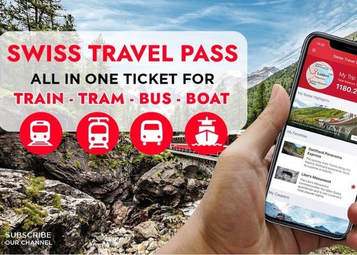 Hướng dẫn mua thẻ đi tàu điện ở Thụy Sĩ Swiss Travel Pass