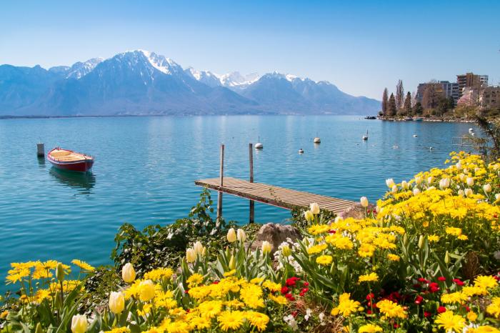 Geneva điểm du lịch Châu Âu mùa xuân 