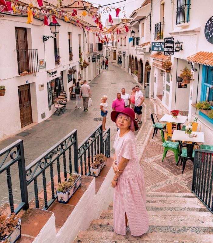 Làng cổ Mijas Tây Ban Nha được biết đến là ngôi làng màu trắng rất đẹp