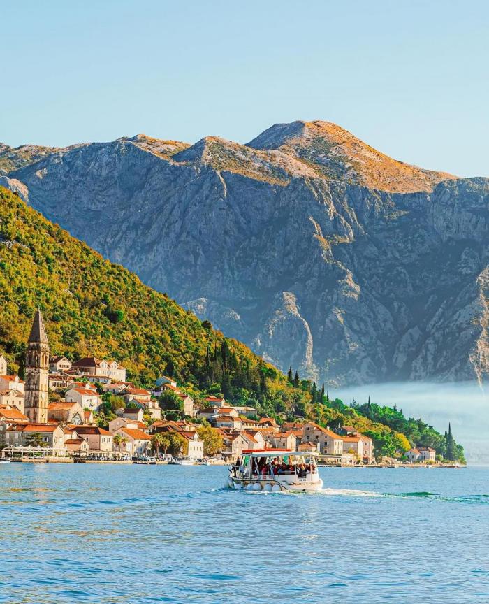 Perast điểm du lịch Châu Âu mùa xuân 
