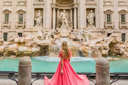 Đài phun nước Trevi ở Roma Ý - Viên ngọc Baroque huyền thoại