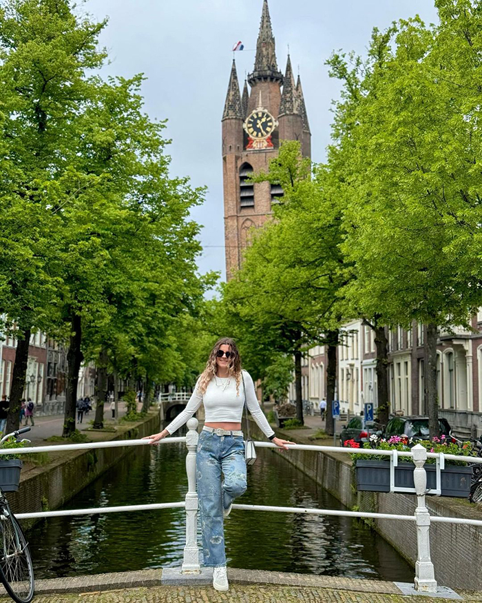 Markt (Quảng trường Chợ) tại thị trấn Delft Hà Lan