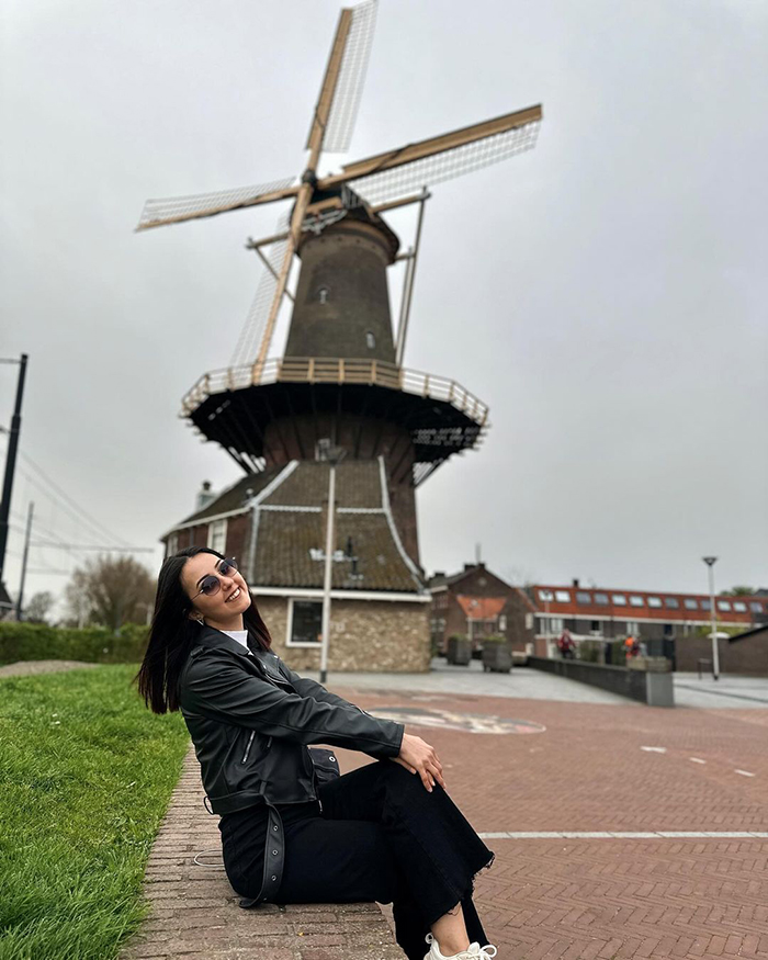 Lambert van Meertenhuis tại thị trấn delft Hà Lan