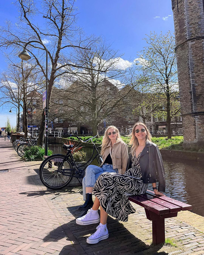 Du lịch thị trấn delft Hà Lan vào mùa thu