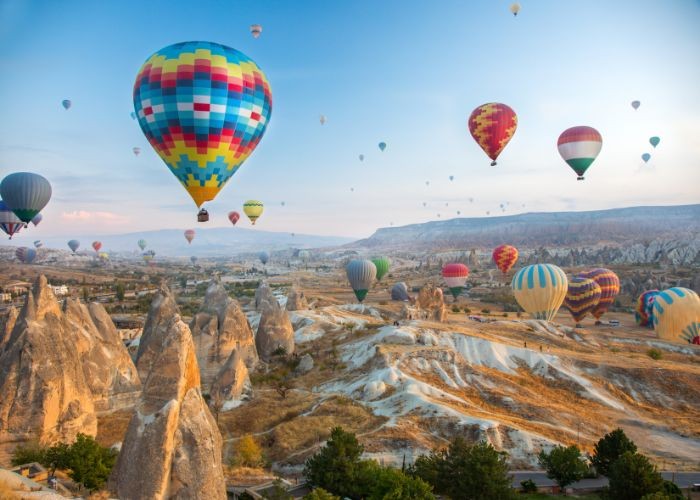 Bay khinh khí cầu tại Thổ Nhĩ Kỳ