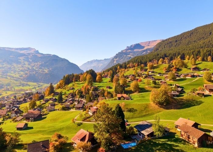 Địa điểm du lịch Thụy Sĩ mùa thu - Grindelwald