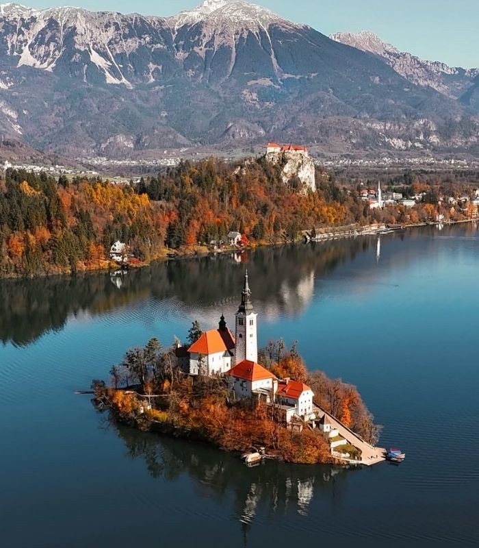 Địa điểm ngắm mùa thu châu Âu - Hồ Bled