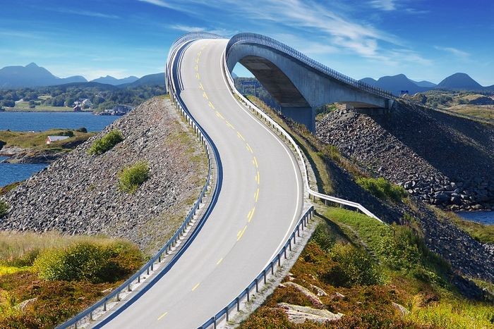 Địa hình đặc biệt giúp Na Uy sở hữu nhiều con dốc đẹp như tranh vẽ. - du lịch châu âu nên đi những nước nào