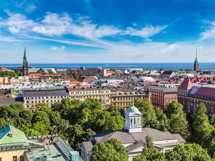Tổng thể thành phố Helsinki. - cảnh đẹp phần lan