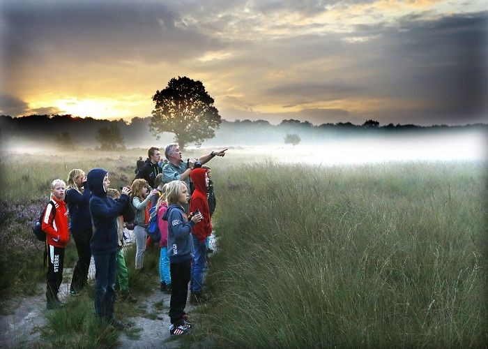 Du khách khám phá Công viên Quốc Gia Hoge Veluwe.- địa điểm du lịch Hà Lan