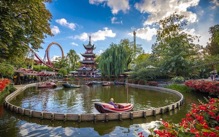 Khu vườn Tivoli Đan Mạch - Cảnh đẹp Đan Mạch