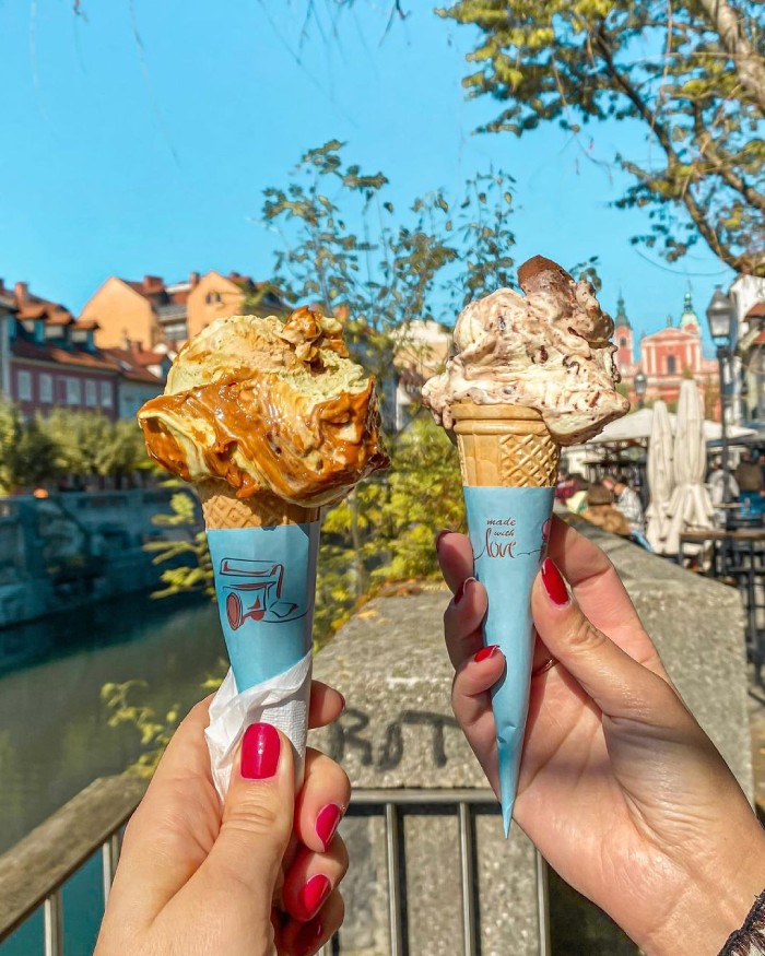 du lịch thủ đô Ljubljana Slovenia với nhiều đặc sản