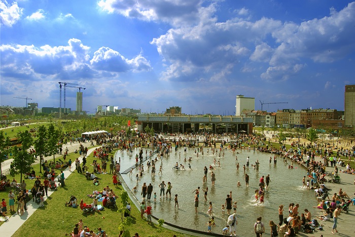 Công viên Spoor Noord là một trong những điểm đến hấp dẫn nhất mà bạn không thể bỏ qua khi du lịch Antwerp Bỉ