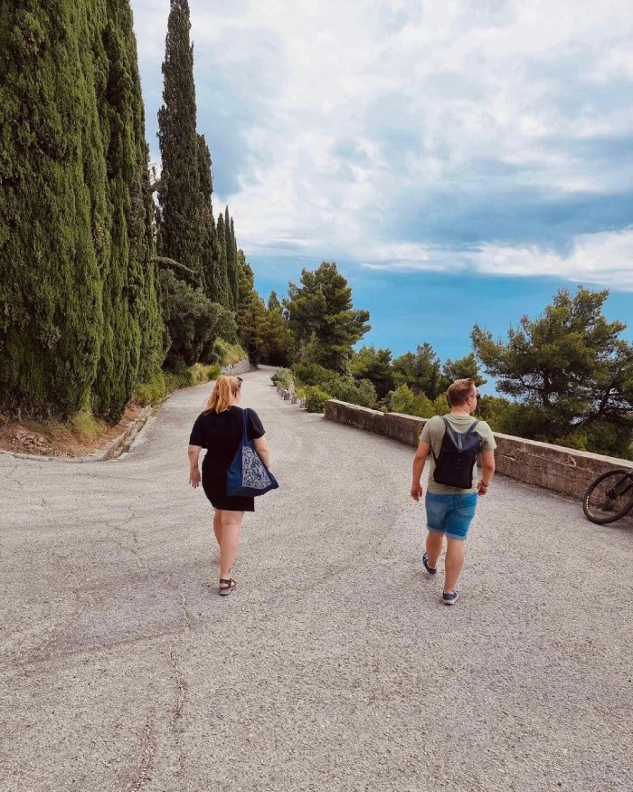 sắc xanh của thành phố cổ Split Croatia