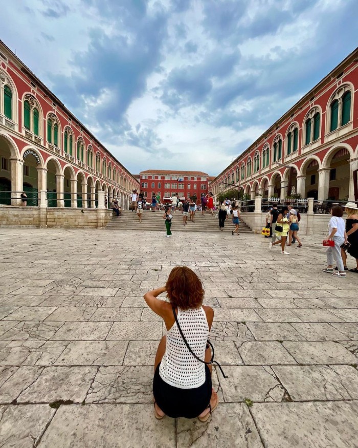 thành phố cổ Split Croatia bình yên
