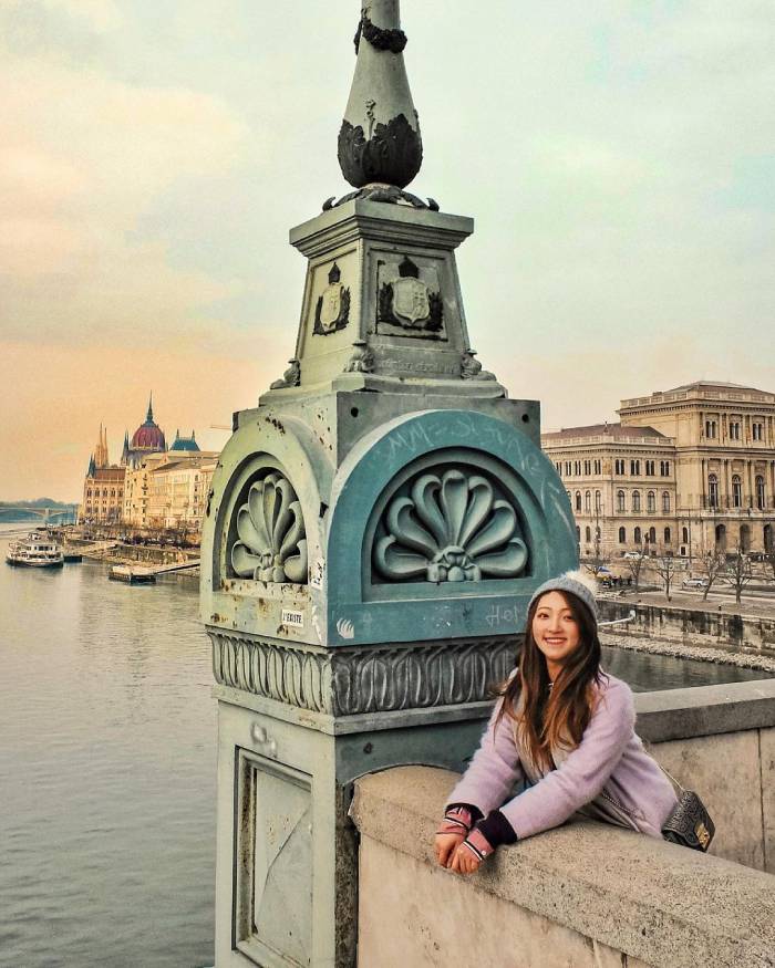 View siêu đẹp từ cầu Chain Bridge Hungary 