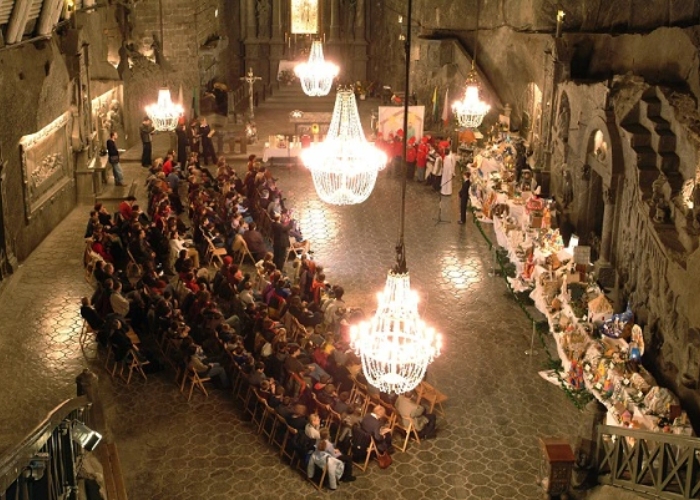 Các hoạt động thú vị tại mỏ muối Wieliczka Ba Lan
