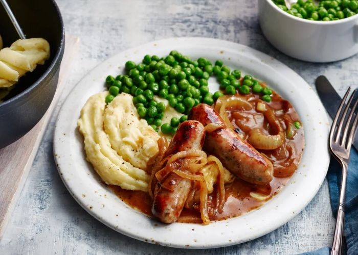 Bangers and Mash là món ăn nổi tiếng tại Anh