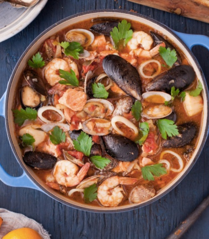 Canh hải sản Bouillabaisse