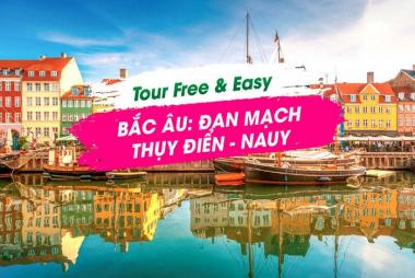 Free & Easy Bắc Âu Tuyến Hồng: Đan Mạch - Nauy - Thụy Điển 7N6Đ