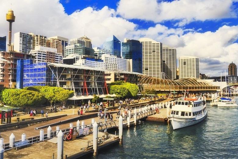 Cầu cảng Tình yêu Darling Harbour